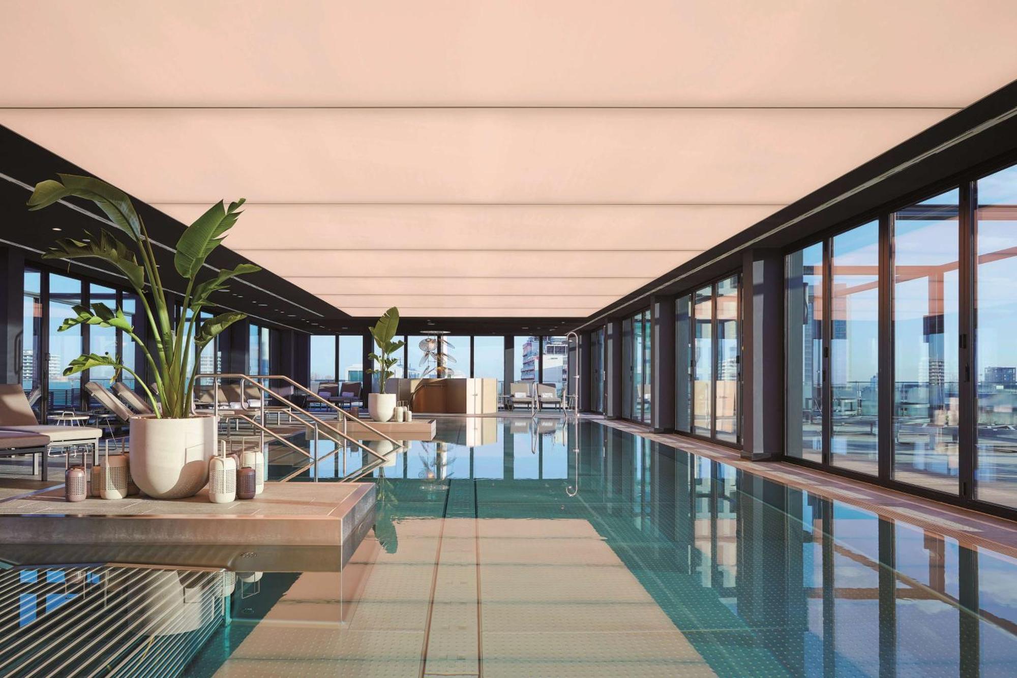 안다즈 뮌헨 슈바빙거 토르 어 컨셉 바이 하얏트 호텔 외부 사진 The pool at the 101st floor